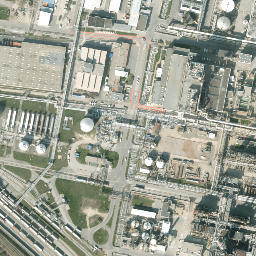 Satellite imagery of Hauptkamin der Ölraffinerie Schwechat, AT