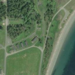 Satellite imagery of Marrowstone Point, US