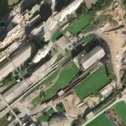 Satellite imagery of Kamin des Zementwerks Männersdorf, AT