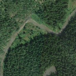 Satellite imagery of Cathedral Rocks, US