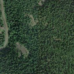 Satellite imagery of Cathedral Rocks, US