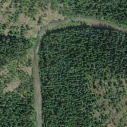 Satellite imagery of Cathedral Rocks, US