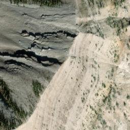 Satellite imagery of Wapiti Ridge, US