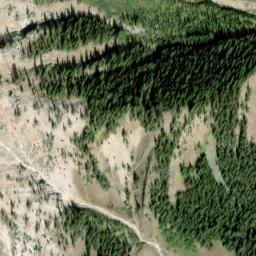 Satellite imagery of Wapiti Ridge, US