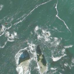 Satellite imagery of Crying Lady Rock, US