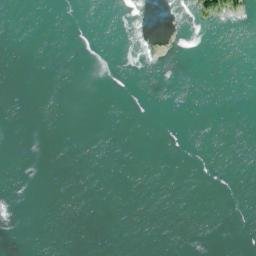 Satellite imagery of Crying Lady Rock, US