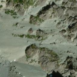 Satellite imagery of The Needles, US