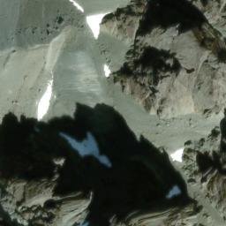 Satellite imagery of The Needles, US