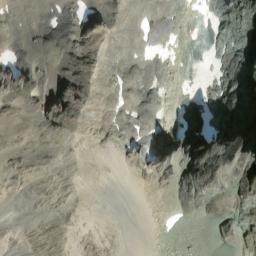 Satellite imagery of The Needles, US