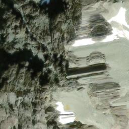 Satellite imagery of The Needles, US