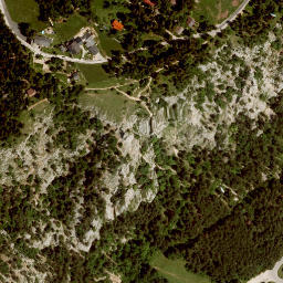 Satellite imagery of cairn, AT