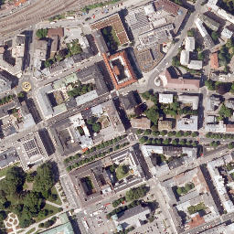 Satellite imagery of Schloss Mirabell, AT