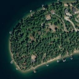 Satellite imagery of Yellowstone Point, US