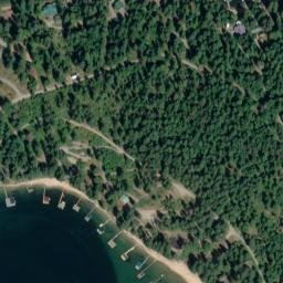 Satellite imagery of Yellowstone Point, US