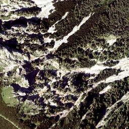 Satellite imagery of cairn, AT