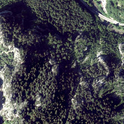 Satellite imagery of cairn, AT