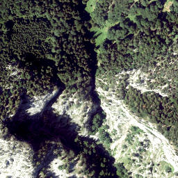 Satellite imagery of cairn, AT