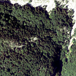 Satellite imagery of cairn, AT