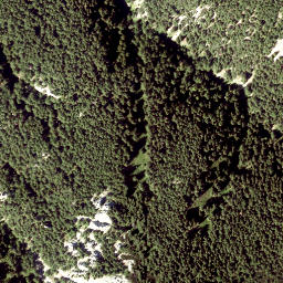 Satellite imagery of cairn, AT