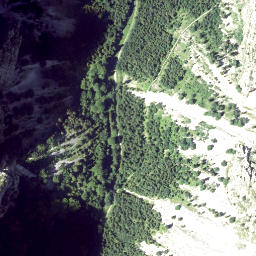 Satellite imagery of cairn, AT