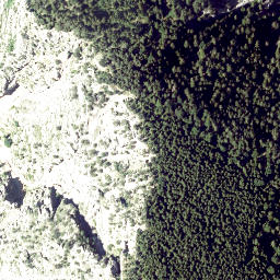 Satellite imagery of cairn, AT