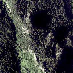 Satellite imagery of cairn, AT