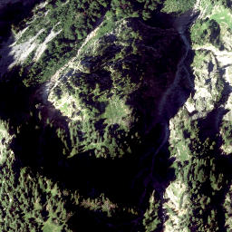 Satellite imagery of cairn, AT