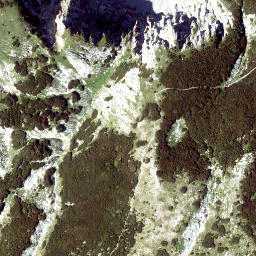 Satellite imagery of cairn, AT