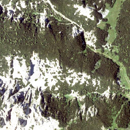 Satellite imagery of cairn, AT