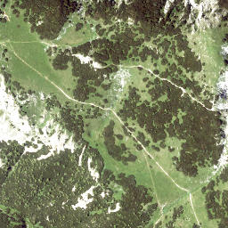 Satellite imagery of cairn, AT