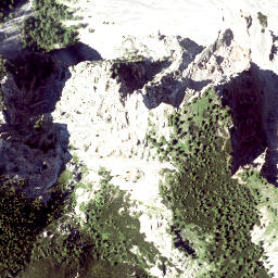 Satellite imagery of cairn, AT