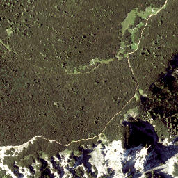Satellite imagery of cairn, AT