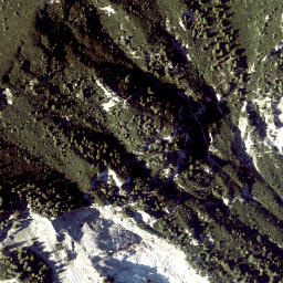 Satellite imagery of cairn, AT
