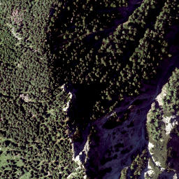 Satellite imagery of cairn, AT