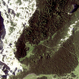 Satellite imagery of cairn, AT