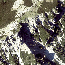 Satellite imagery of cairn, AT