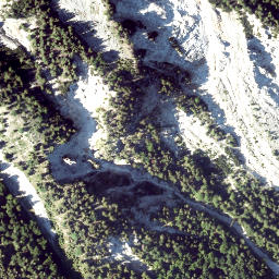 Satellite imagery of cairn, AT
