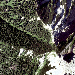 Satellite imagery of cairn, AT