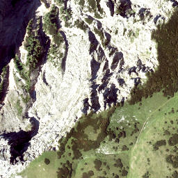 Satellite imagery of cairn, AT