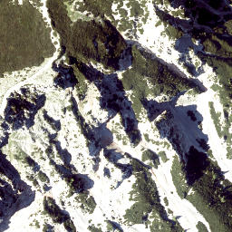 Satellite imagery of cairn, AT
