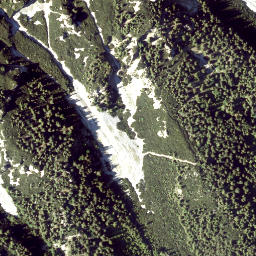 Satellite imagery of cairn, AT