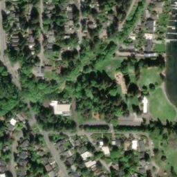 Satellite imagery of E GABLE WHITE HS W RED ROOF — NGS SY4142 — Seattle, US, US