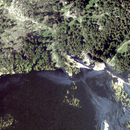 Satellite imagery of cairn, AT