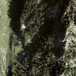 Satellite imagery of cairn, AT