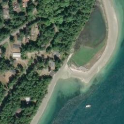 Satellite imagery of Misery Point, US
