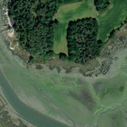 Satellite imagery of cairn, FR