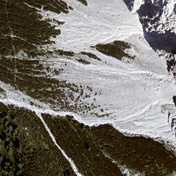 Satellite imagery of cairn, AT