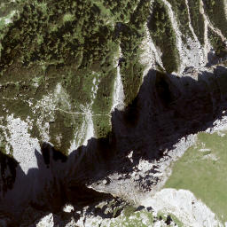 Satellite imagery of cairn, AT