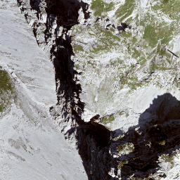 Satellite imagery of cairn, AT