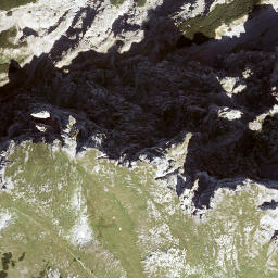 Satellite imagery of cairn, AT